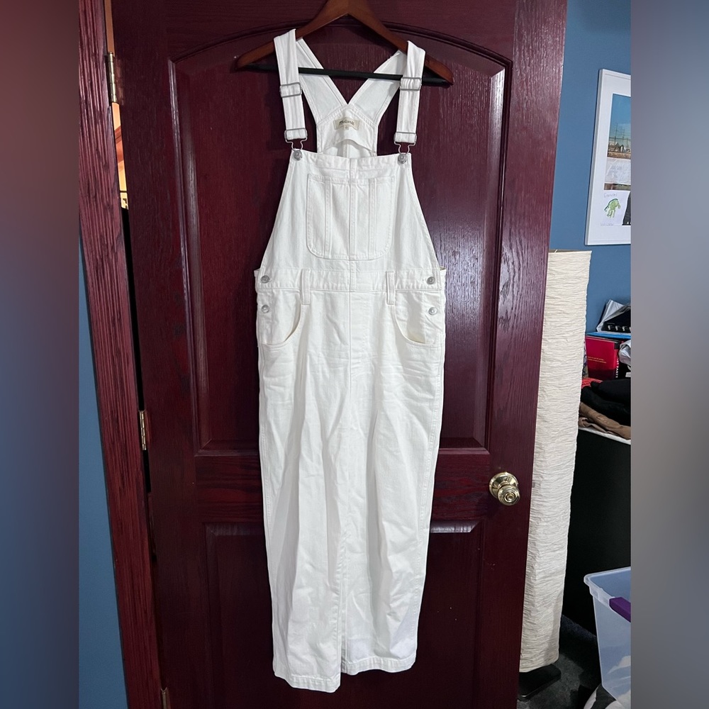 Madewell tile white overalls